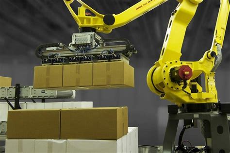 fully automatic robotic palletizing system.